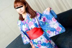 First time in a yukata in spring